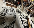 水墨画など様々な画材でお描きします 人物、動物、風景など幅広く承ります イメージ3