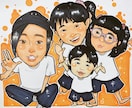 手描きの似顔絵を作成します 思い出やプレゼントに温かい似顔絵を。 イメージ8