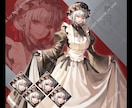 表情差分5種まで無料！立ち絵制作いたします TRPG、ゲーム、動画等にいかがでしょうか？ イメージ6