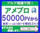 アメブロのアクセス☆PVを50000アップします 30日プラン、より多くのPVも☆ イメージ1