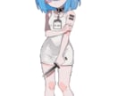 キャラデザ込み立ち絵・制作します 商用利用込み！キャラデザ・全身立ち絵を丁寧に制作します！ イメージ5