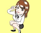 ミニキャラSNSアイコン描きます ミニキャラ風にアレンジしたアイコン イメージ1
