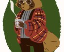 シンプル！でカラフル！な楽しいイラストを作ります 可愛くてシンプルな絵柄のイラスト！プレゼントにも！ イメージ4