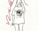 ちょっぴり癖のあるイラスト描きます このタッチが好きな方 お待ちしてます イメージ1