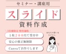 講座・セミナーのスライド資料を作成します 図解を取り入れて、分かりやすい資料に イメージ1