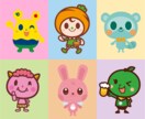 かわいいポップなオリジナルキャラクター作成します 商用利用OK！プロのイラストレーターがデザインします！ イメージ4