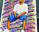 絵を描きます プレゼント用の小さいものから壁画の大きなものまでお任せ下さい イメージ2