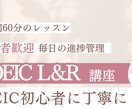 １名限定】1か月間TOEICのコーチングをします 英語０から成長したからわかる。あなただけの学習プラン、伴走者 イメージ1
