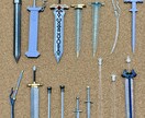 ミニチュア武器のフィギュア制作します お手持ちのフィギュアを更に魅力的にします。 イメージ1