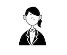 白黒のシンプルなアイコンを提供します 汎用性の高い白黒の人物イラストを破格で提供いたします！ イメージ8