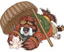 Furry・ケモノ配信者向け/動画サムネ絵承ります 【商用・グッズ利用込】配信・動画用立ち絵イラスト制作 イメージ5