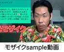 モザイク（顔・声・音）加工/ぼかし処理/承ります 当日納品も可能です！スピード納品が自慢！長い動画でも対応可能 イメージ5