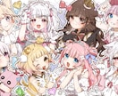 Vtuber様グッズ、サムネイルイラスト等描きます かわいらしい表情を描くのが得意です♪お気軽にご相談下さい イメージ4