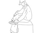 シンプルなイラストをオーダーメイドで制作いたします SNSアイコンや挿絵・家族・カップルなどのイラストも大歓迎！ イメージ3
