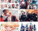 キャラクターイラストを制作します アイコンや1枚絵などイラスト関連のお仕事全般お受けします イメージ3