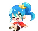 デフォルメキャラを描きます アイコンや動画で使える！ぷにっとしたイラストです。 イメージ1
