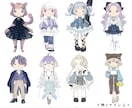live2Dミニキャラモデル承ります live2Dモデラー紹介可能！ミニキャラで個性を引き出します イメージ5
