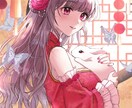 ツヤキラリッチな塗りでかわいい女の子お描きします ツヤキラリッチな塗りで描くかわいい女の子、おまかせください！ イメージ1