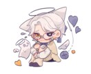 ちびキャラお描きします 【商業利用可】グッズやアイコン、動画立ち絵に！ イメージ9