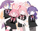 あなたのオリキャラ・アイコン描きます 【背景なし！人物のみの製作になります】 イメージ5
