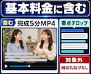 顔出し・対談YouTube動画を編集します 会話の間・要点テロップ・音量を整え短い動画に仕上げ イメージ2
