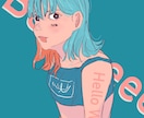 ちょっとオシャレなイラスト・アイコン描きます ご要望に添えるように頑張ります！ イメージ2