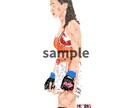 格闘太郎タッチで迫力あるイラストを描きます 写真から“格闘太郎風”にカッコよく再現！ イメージ4