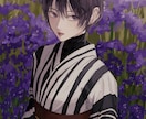 厚塗りで透明感のあるイラスト描きます 男性も女性も、和風も洋風もお任せください イメージ5