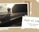 結婚式用のメッセージムービーを作成します 写真や動画、文章を提供いただくだけでスピーディーに作成します イメージ1