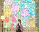 優しい雰囲気の一枚絵を描きます 配信、動画、配布用等、様々な用途に。 イメージ4