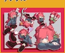 絵柄が選べる！可愛い詰め込みイラスト制作します ご依頼に合わせて可愛いを詰め込みます！商用利用⭕ イメージ7