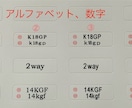 名前、プライス、アクセサリー台紙シール作成します 文字数によりますがお好きな文字で イメージ8