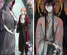背景つきイラスト制作いたします 挿絵、表紙絵、動画用など雰囲気のある一枚絵お描きします！ イメージ4