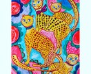 水彩画でお誕生日カード作成します お子様やお友達へ、世界で一枚の可愛いカードを作成します。 イメージ6