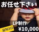 LP(ランディングページ)作ります 格安でも丁寧な仕事をお約束します イメージ1