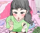 人物イラスト描きます SNSアイコン・HP・ブログ用挿絵など様々制作します。 イメージ2