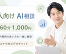 法人向けAI活用相談に60分対応します 社内業務への使い方をやさしく整理 イメージ1