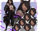 立ち絵イラスト制作承ります ゲーム／TRPG／IRIAM オリキャラが必要な方◎ イメージ4