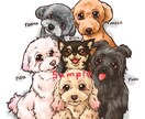 デフォルメ調でペット/動物をイラストにます アイコンに最適！メイキング動画もプレゼント！ イメージ1