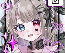 一週間で納品！SNS用アイコンや一枚絵お描きします かわいい系・かっこいい系などイメージに添ってお描きします イメージ5