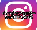 インスタのフォロワー100人増やします サービス期間フォロワー100人増えるまで！ イメージ1