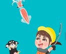 かわいい似顔絵入り名刺お作りします 似顔絵やあなたを象徴するイラスト入りの名刺作ります イメージ2