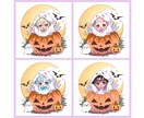 ハロウィンの量産イラストを描きます 商用利用可能です！表情変更可能です！ イメージ3