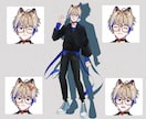 貴方だけの立ち絵やキャラクター作成を行います 可愛い子もかっこいい子も両方かけます！ イメージ2
