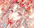 透明水彩イラストお描きします 可愛いアナログイラストお描きします イメージ3
