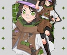 TRPGにおすすめの立ち絵をお描きします 頭からつま先まで！全身立ち絵5000円ぽっきり！ イメージ1