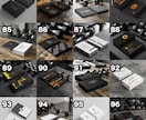 スポーツジム名刺/ショップカードの作成します スポーツクラブ/フィットネス向け最高にかっこいいデザイン イメージ9