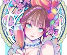 サムネイルや歌ってみたに使える1枚絵を制作します 目を惹く色使いで印象に残るイラストを！ イメージ1