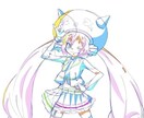 アニメ風イラスト制作承ります アニメ好きの方は是非！アニメ風イラストを制作します イメージ6