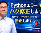 Pythonのエラー・バグ修正します Pythonエラーの原因調査・修正対応 イメージ1